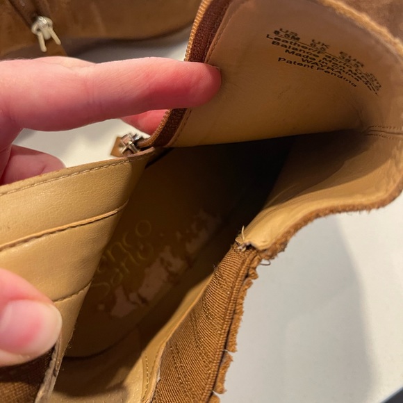 Franco Sarto Suede Ankle Booties - Picture 6 of 6